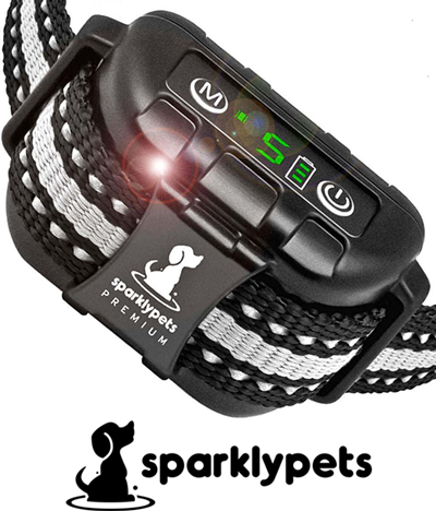 sparkly pets bark collar